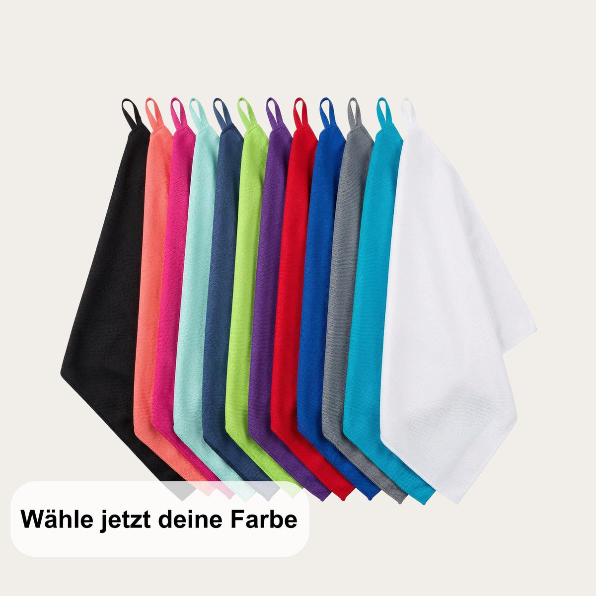 Handtuch mit Namen bestickt