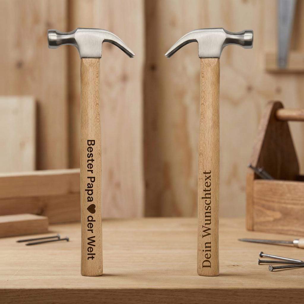 Personalisierter Hammer mit Gravur