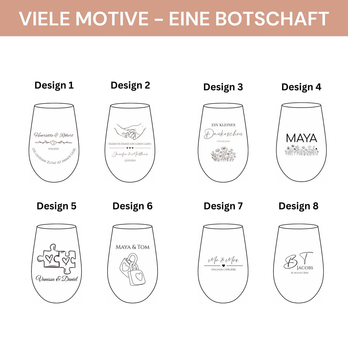 Personalisiertes Windlicht mit Namen & Symbol