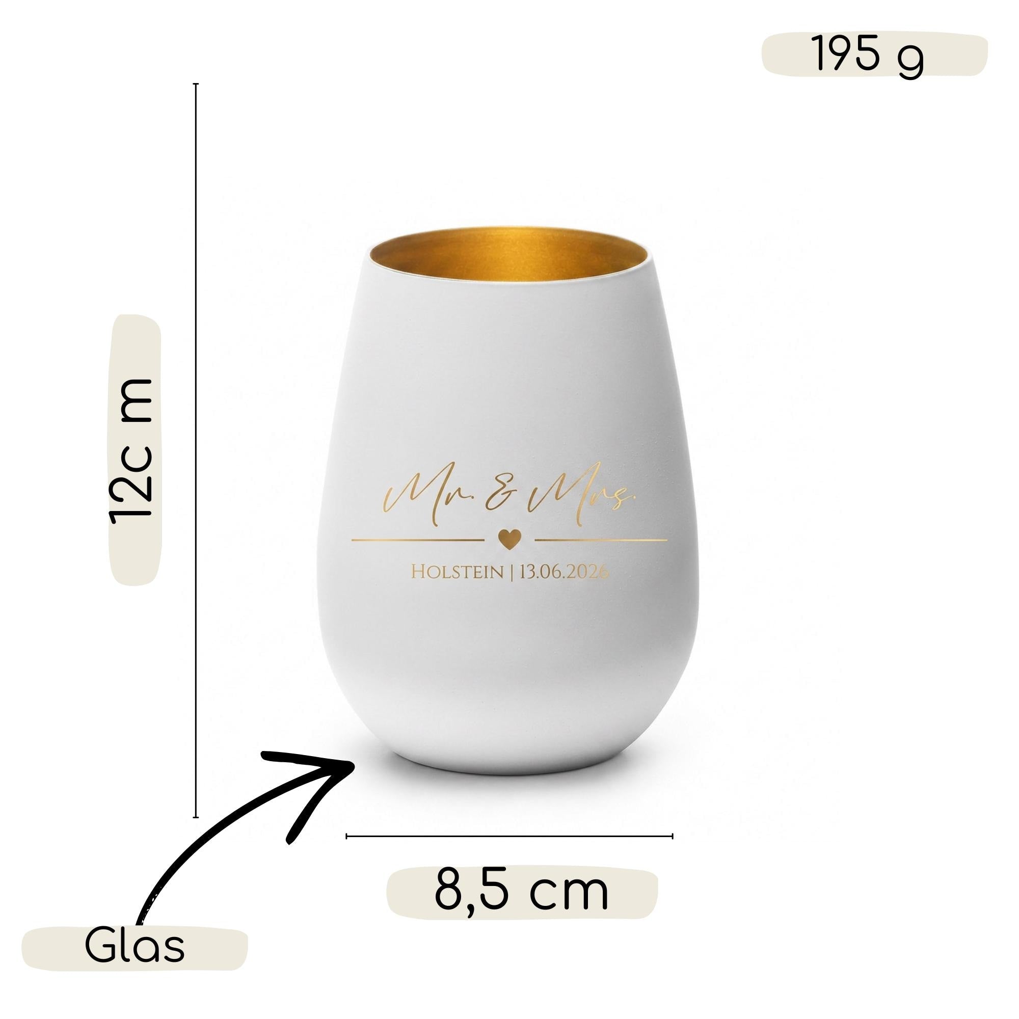 Personalisiertes Windlicht mit Gravur, Geschenk personalisiert, Windlicht mit Namen & Symbol