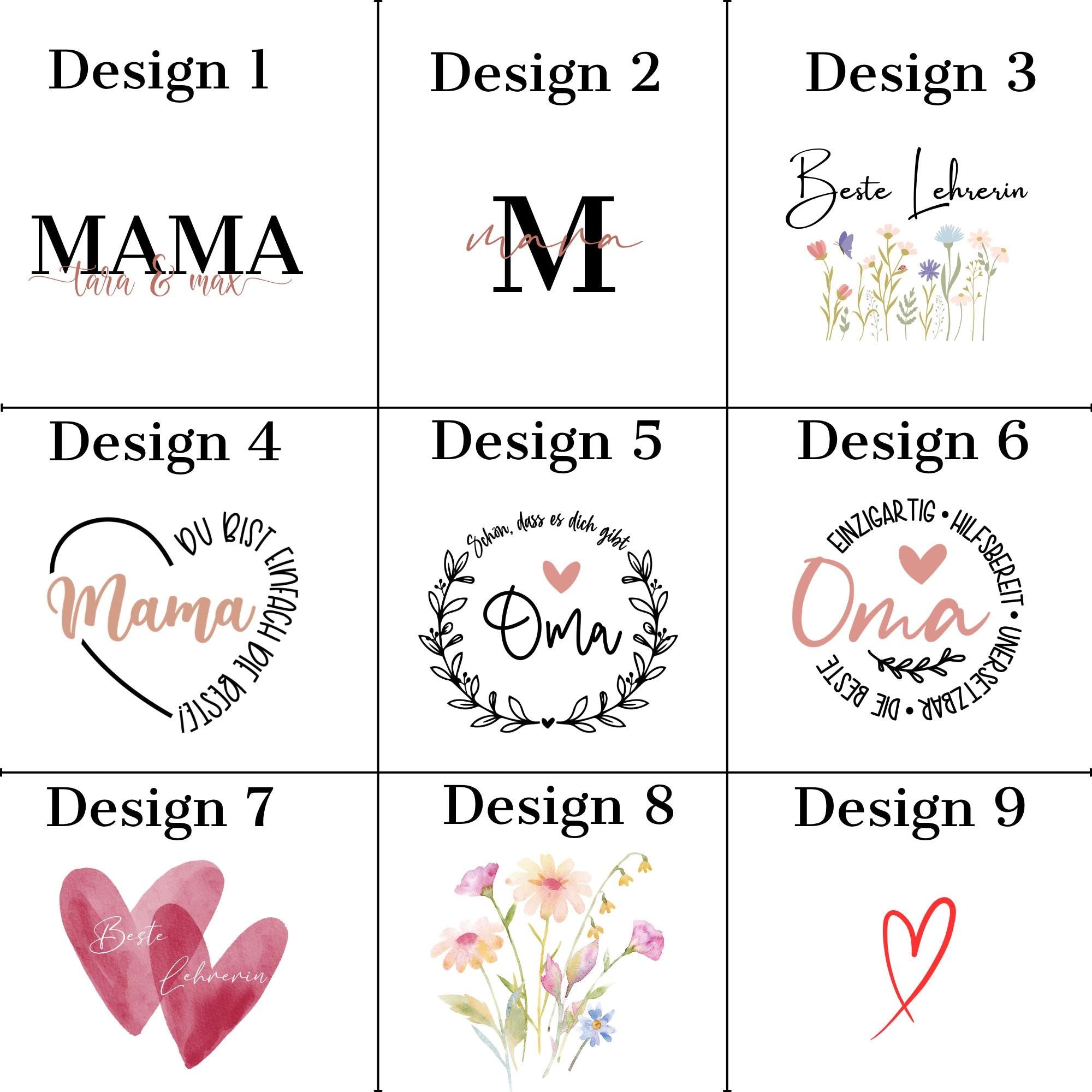 Personalisierte Jutetasche - Herzen