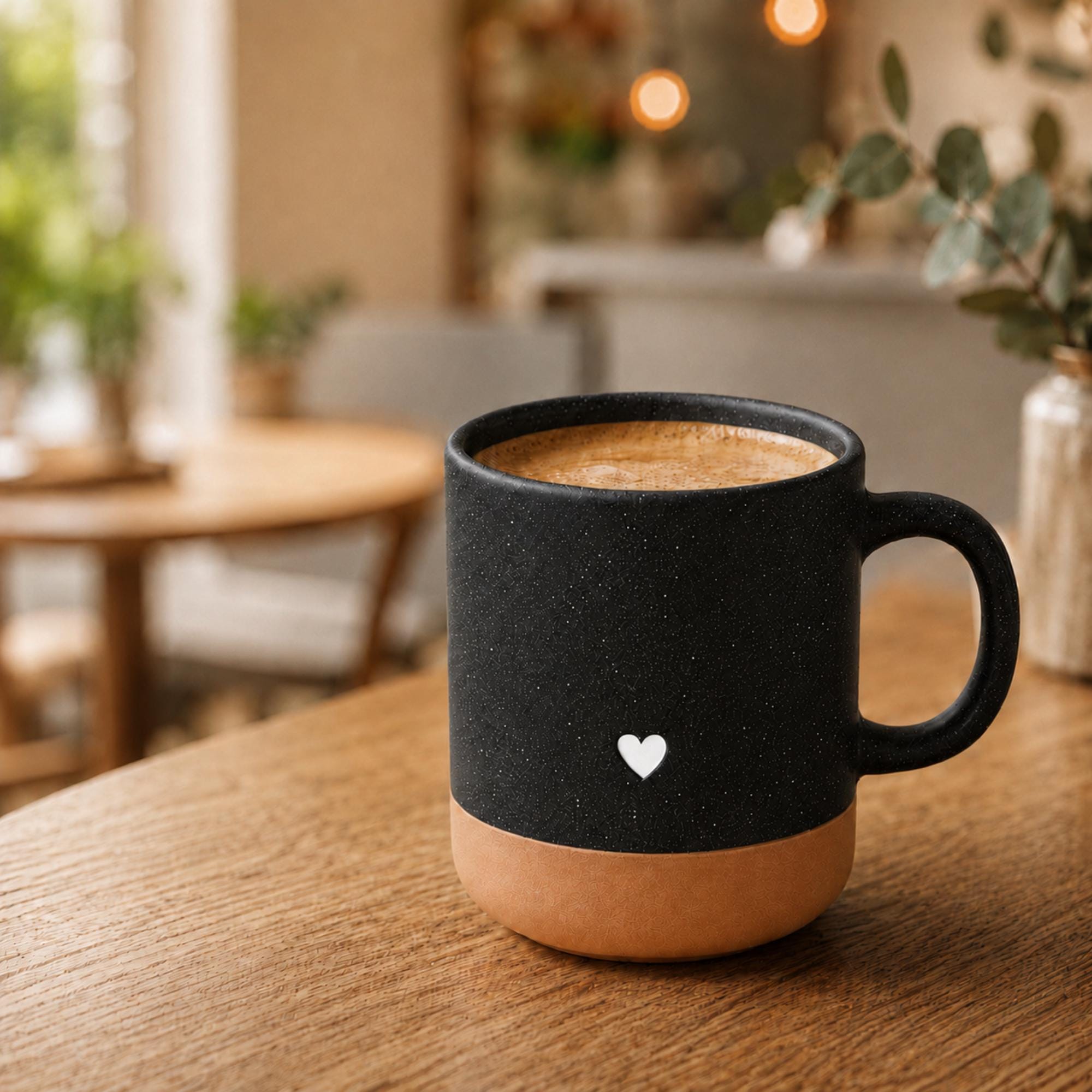 Personalisierte Tasse mit Namen, Keramiktasse, Naturstein-Optik, Geschenk für jeden Anlass, Hochzeit