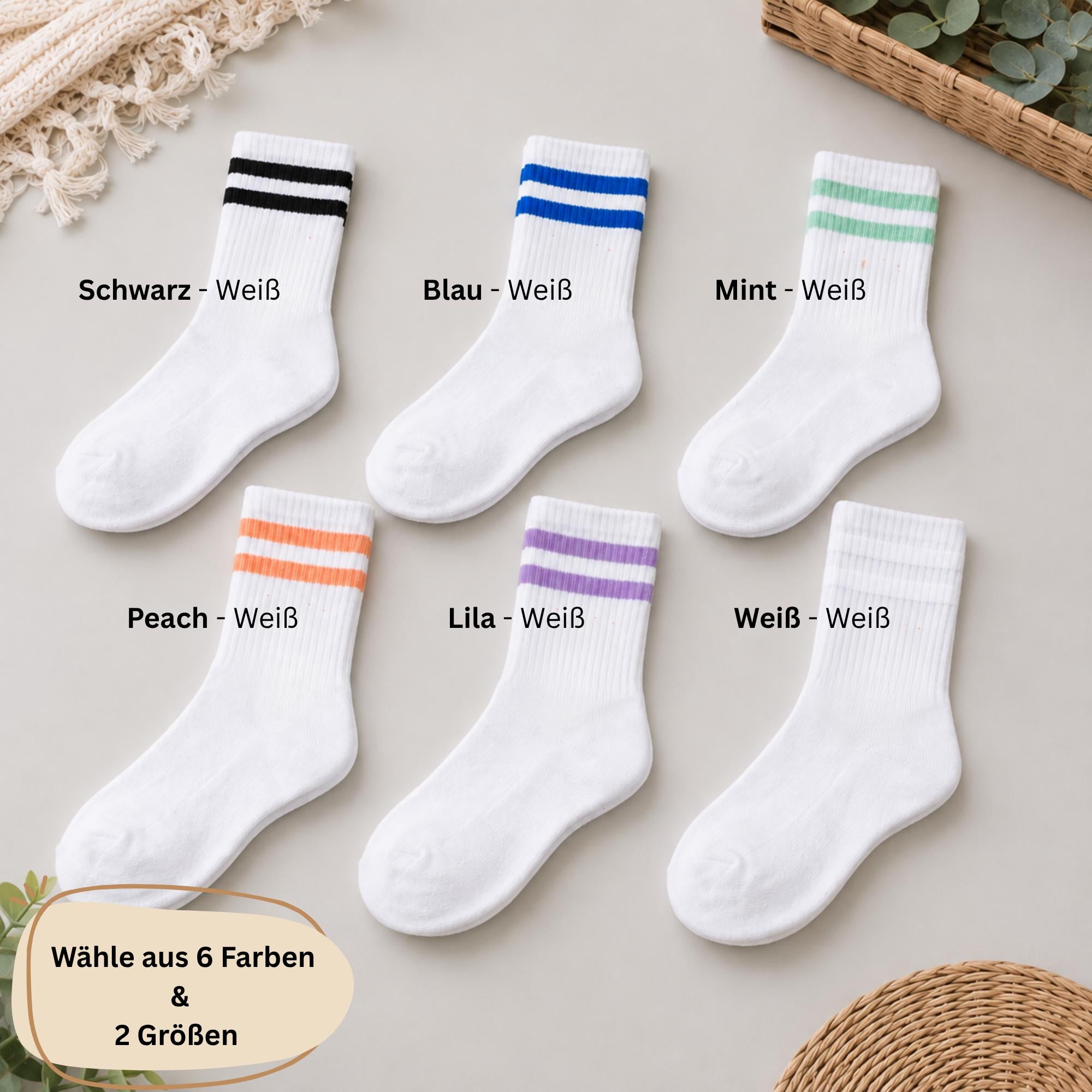 Personalisierte Socken mit Namen und Kindermotiven, Kindersocken für Jungen & Mädchen, 15 Kindermotive zur Auswahl, individuelles Geschenk