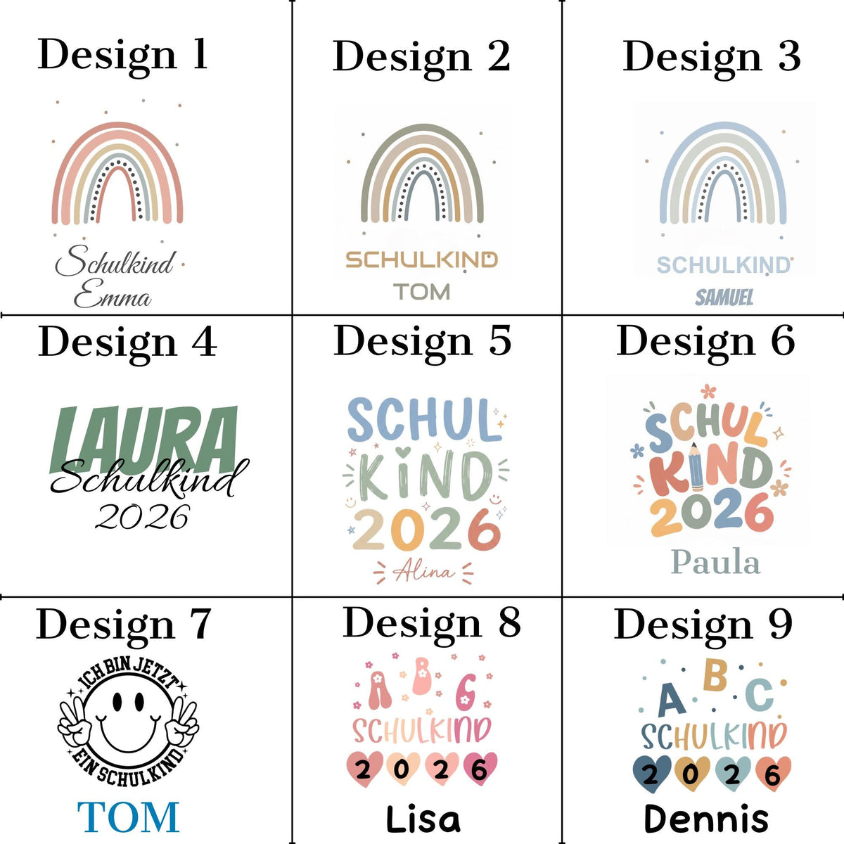 Schulkind Socken personalisiert mit Namen, Socken Einschulung 2026, Geschenk Schulanfang, Schultüte, Kindersocken Jungen Mädchen