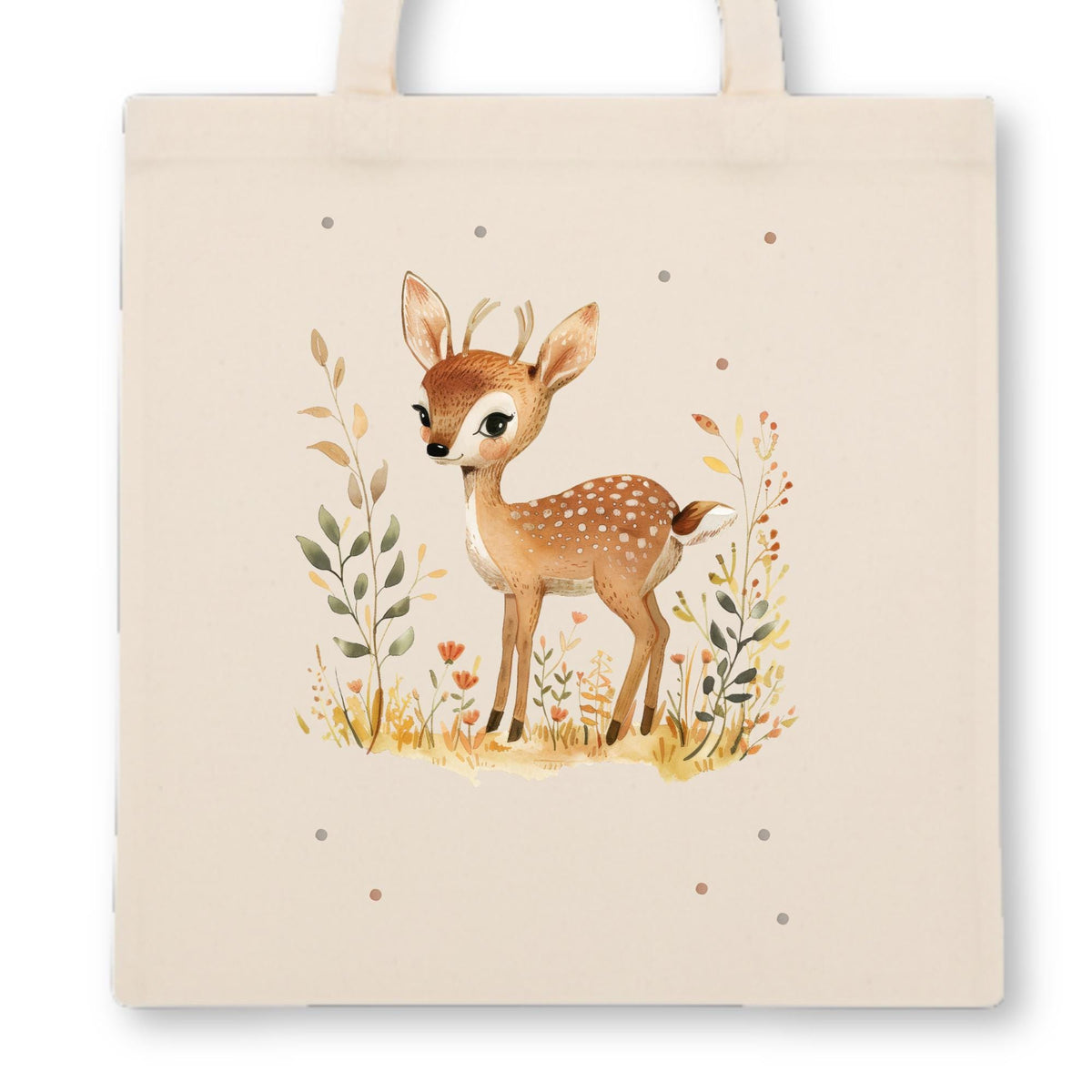 Personalisierte Jutebeutel mit Druck, Beutel mit Namen und Tiermotiv, Stofftasche für Kinder, Geschenk für Junge und Mädchen