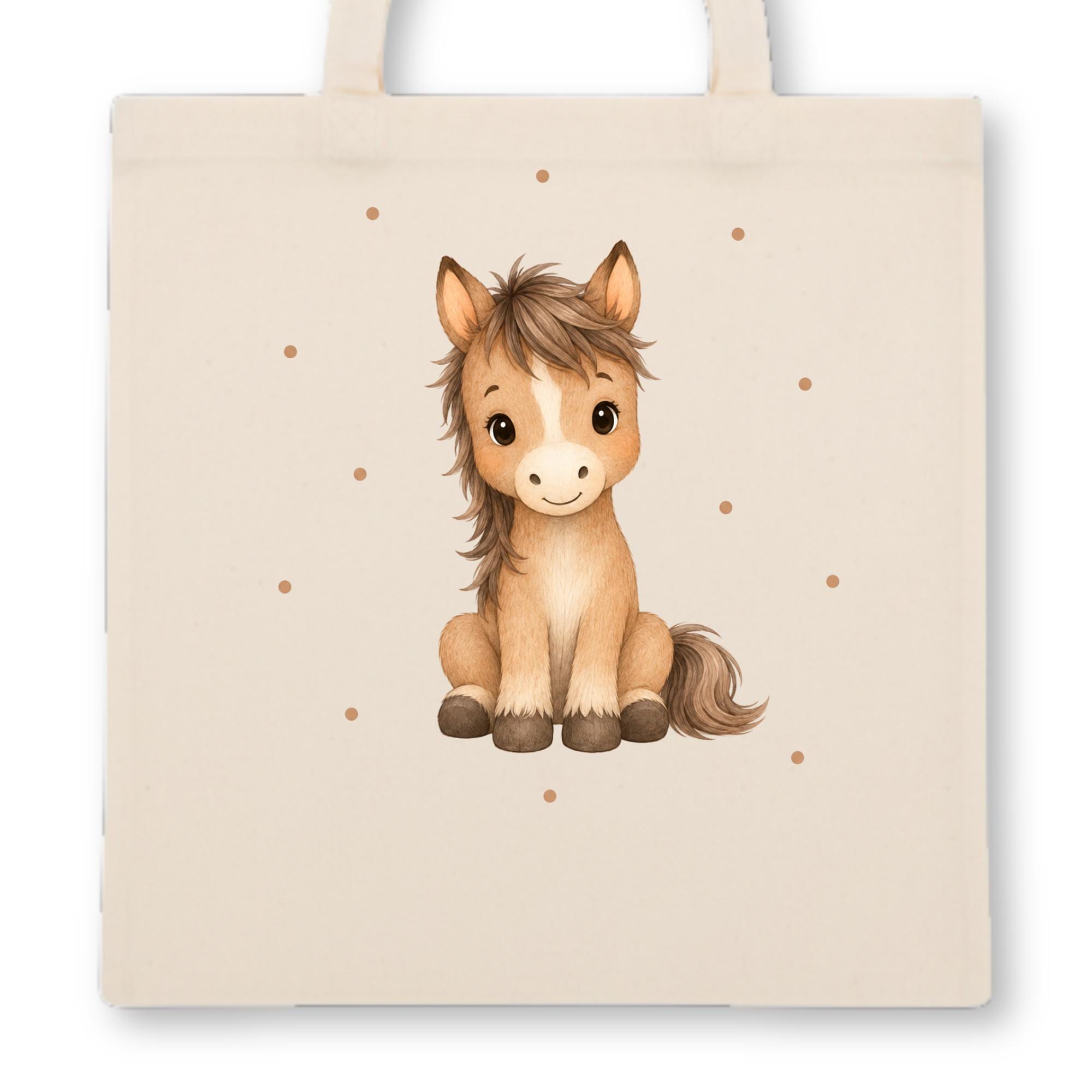 Personalisierte Jutebeutel mit Druck, Beutel mit Namen und Tiermotiv, Stofftasche für Kinder, Geschenk für Junge und Mädchen