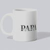 Personalisierte Tasse mit Namen – Geschenk für Papa mit Kinderhänden – Vatertag Tasse – Kaffeetasse individuell bedruckt, Papa Tasse